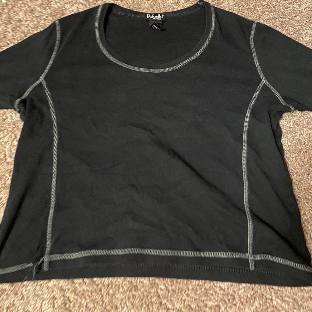 crop mid sleeve